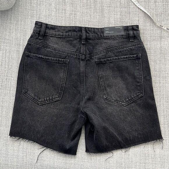 Numero Jean Shorts Womens‎ Size 27 Black Tulum High Rise Relaxed Fit - Picture 6 of 8
